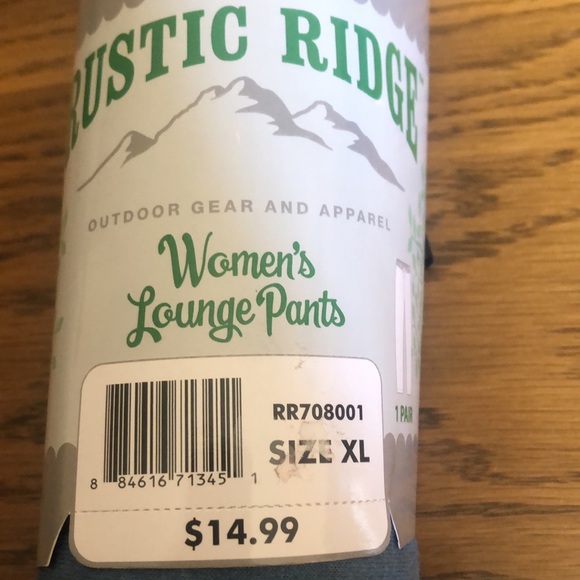 Rustic Ridge Women’s Lounge Pants. Size XL. - Picture 5 of 5